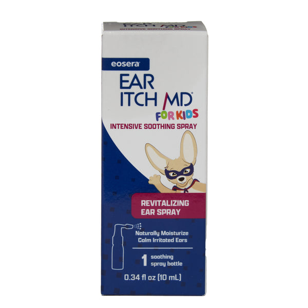 eosera EAR ITCH MD for Kids Age 2+ - Dry Itchy Ear Relief Oil Spray, 10 mL