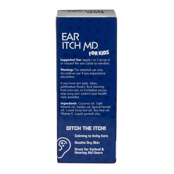 eosera EAR ITCH MD for Kids Age 2+ - Dry Itchy Ear Relief Oil Spray, 10 mL