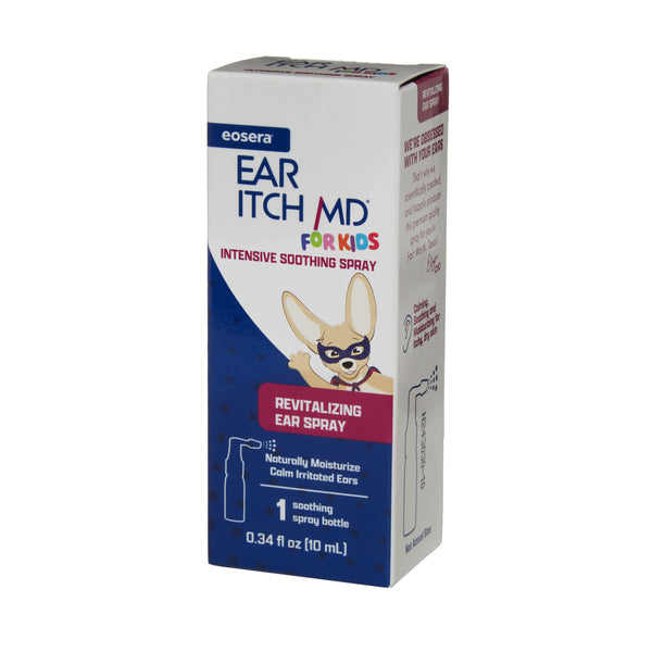 eosera EAR ITCH MD for Kids Age 2+ - Dry Itchy Ear Relief Oil Spray, 10 mL