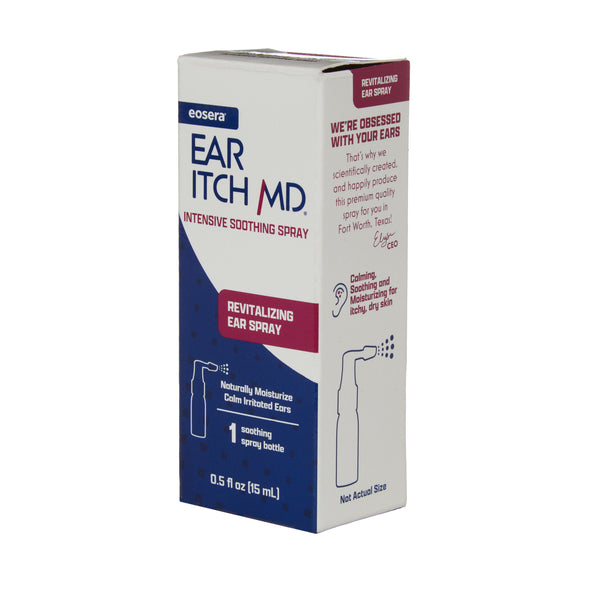 eosera EAR ITCH MD  - Dry, Itchy Ear Relief Oil Spray. 15 mL