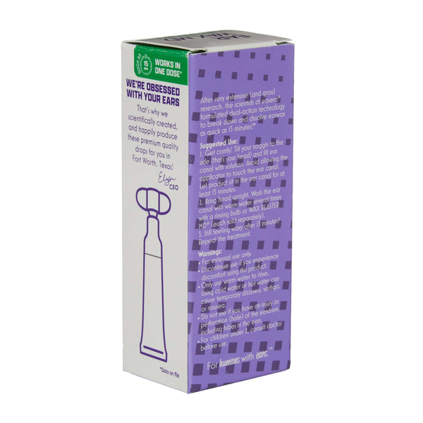 eosera EAR WAX MD - Ear Wax Cleaning Drops, Single Use Treatment Vials, 5-ct