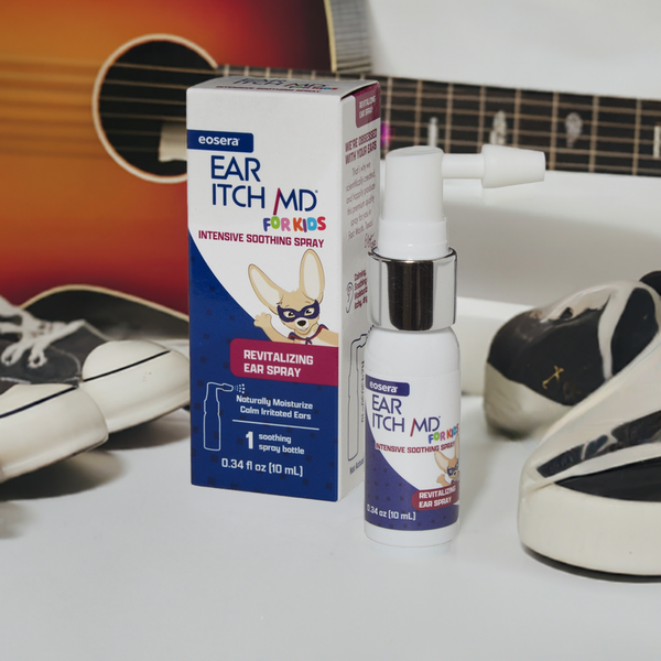 eosera EAR ITCH MD for Kids Age 2+ - Dry Itchy Ear Relief Oil Spray, 10 mL