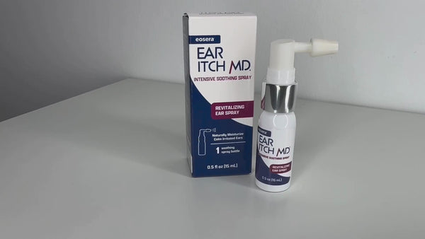 eosera EAR ITCH MD for Kids Age 2+ - Dry Itchy Ear Relief Oil Spray, 10 mL