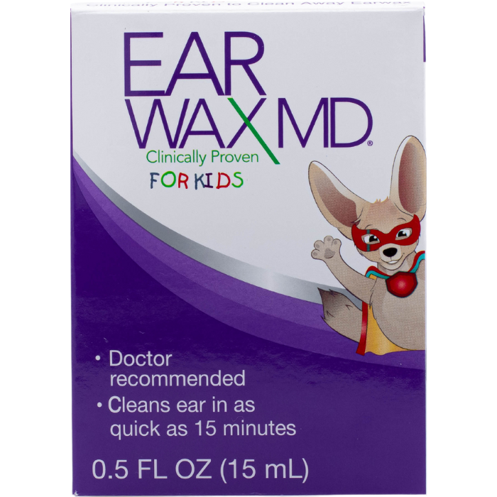 Ear Wax MD for Kids - Earwax Removal Kit with Rinsing Bulb